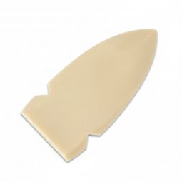 Natural Horn Arrowhead Pendant w/Curved Point, 2-1/2"