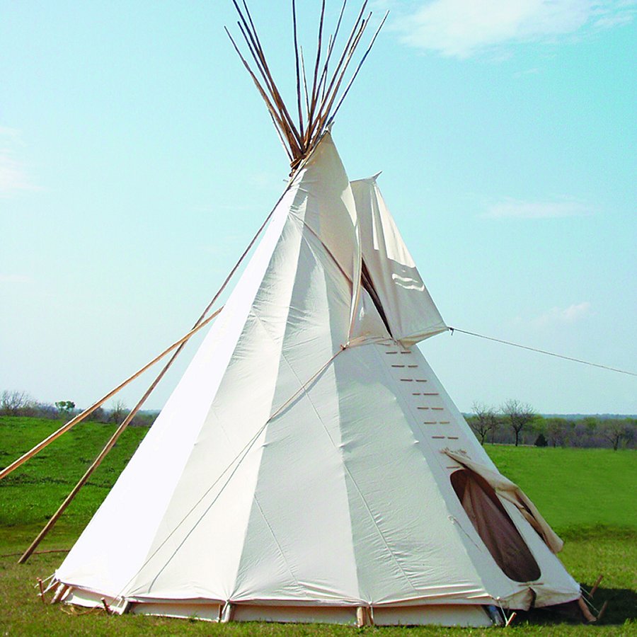 Canvas Tipi Cover Only, 10 oz Duck Canvas Tents Crazy Crow