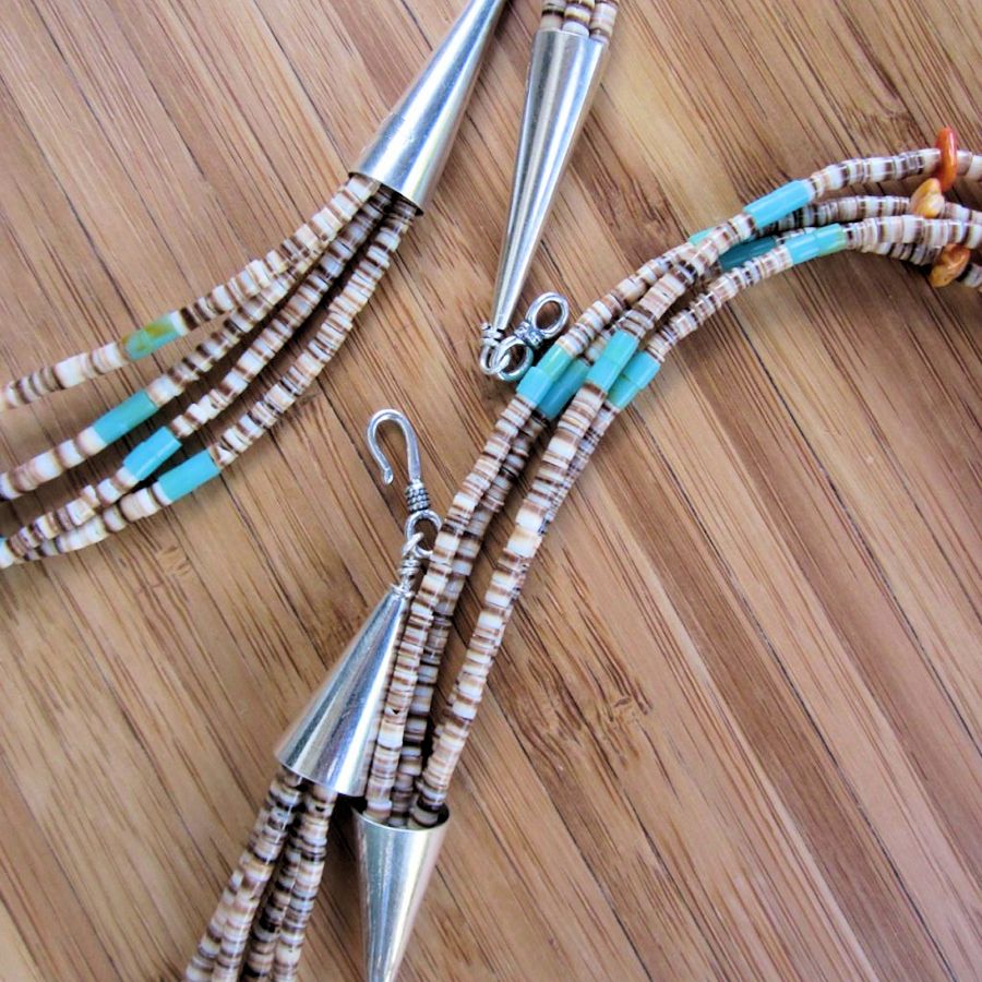 Necklace Cones Silver Colored Jewelry Findings Crazy Crow Trading Post