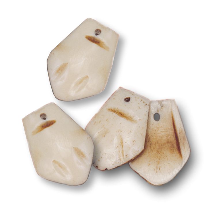 Bone Elk Teeth Hand Carved Crazy Crow Trading Post