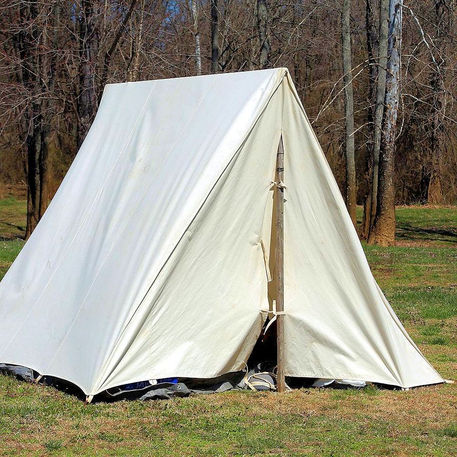 Civil War Wedge Tents | Canvas Tents | Crazy Crow Trading Post