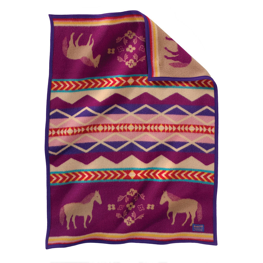 Pendleton Woolen Mills Pendleton Painted Pony Crib Blanket Crazy