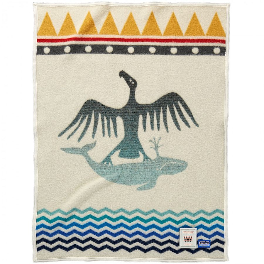 Pendleton Woolen Mills Pendleton Thunderbird & Whale Crib Blanket
