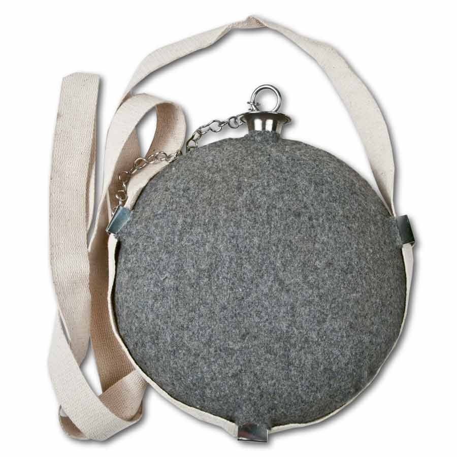 Civil War Canteens - Stainless Steel w/Cloth Cover, 1.5 qt | Canteens
