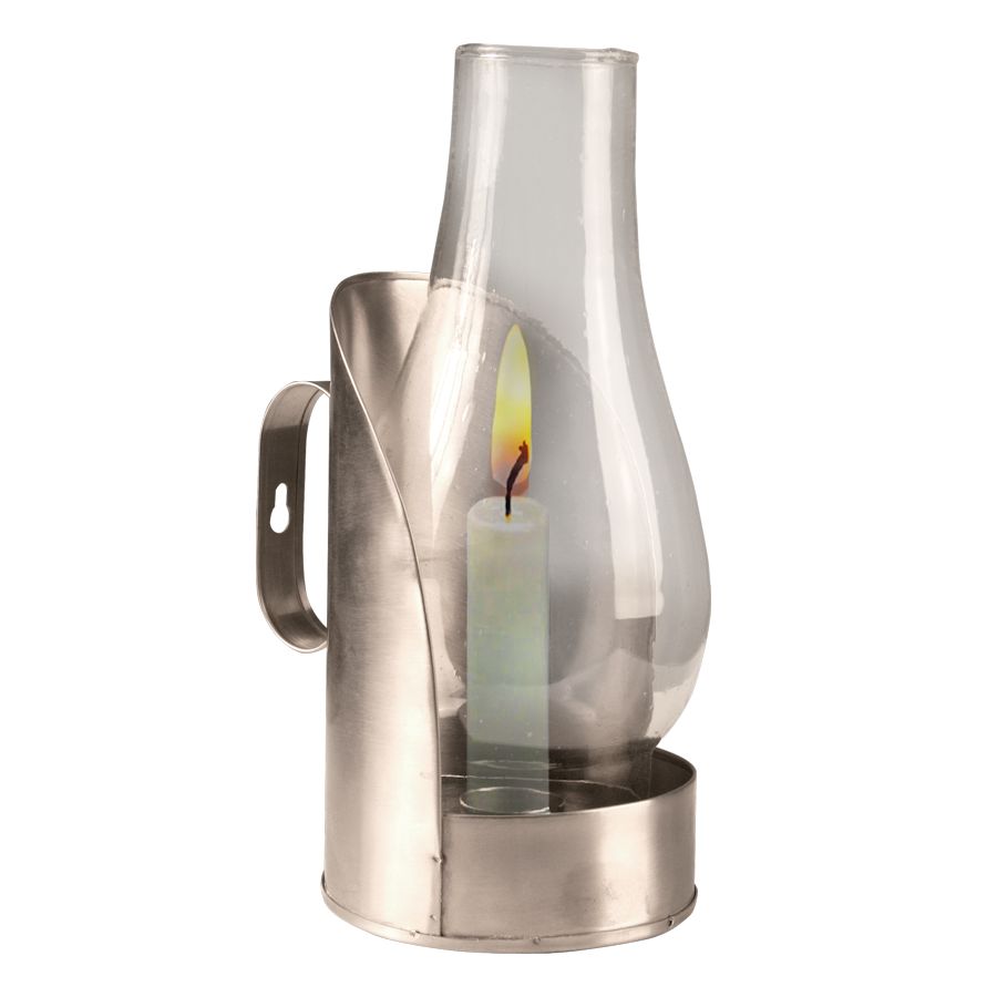 Candle Sconce with Glass Chimney | Crazy Crow Trading Post