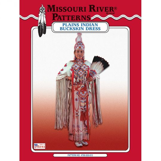 Plains Indian Buckskin Dress Pattern | Crazy Crow Trading Post Plains Indian Buckskin Dress Pattern | Crazy Crow Trading Post