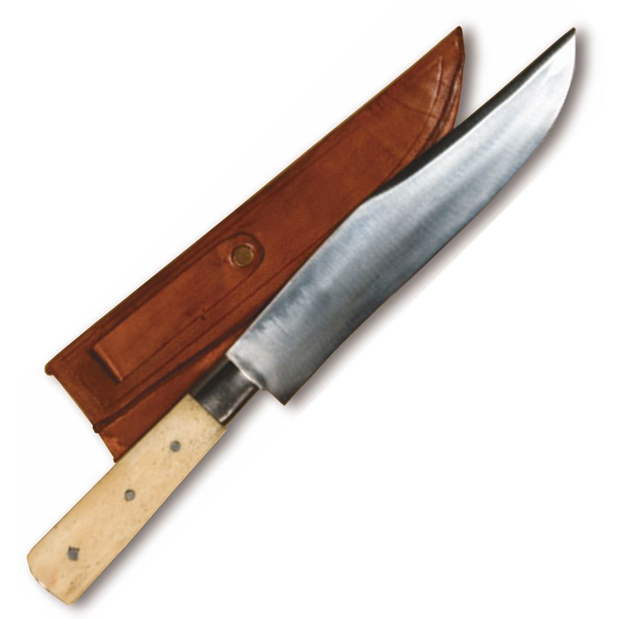 Santa Fe Hunter Knife with Sheath Crazy Crow Trading Post