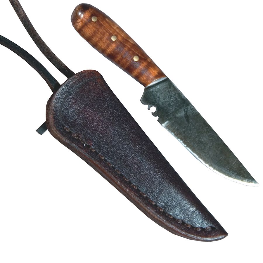 Abenaki Neck Knife with Sheath Crazy Crow Trading Post