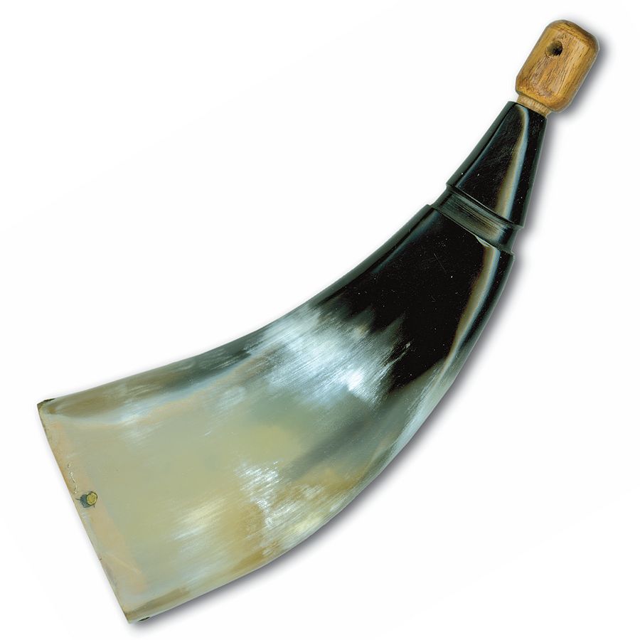 Flat Powder Horn Black Powder Supplies Crazy Crow Trading Post