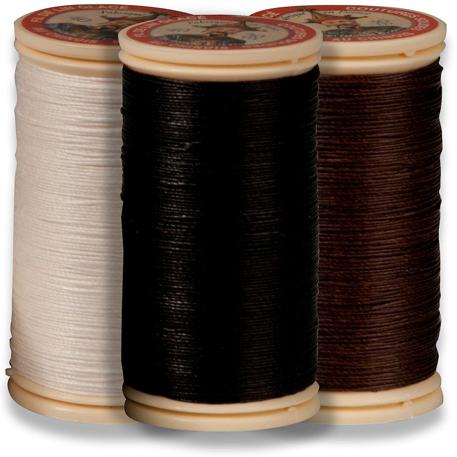 French Linen Thread Size 40, 30 Meter Spool Craft Thread Crazy