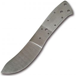 Carbon Steel Knife Blades, Scale Tang Bitter Root Skinner