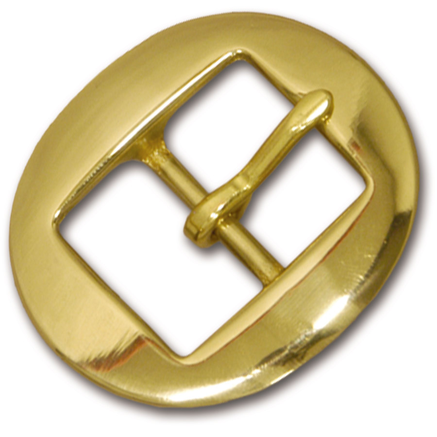 Brass Cart Buckle 1" Crazy Crow Trading Post