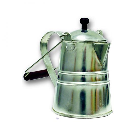 Tinware Coffee Pot - 2 Quart | Camp Supplies | Crazy Crow Trading Post