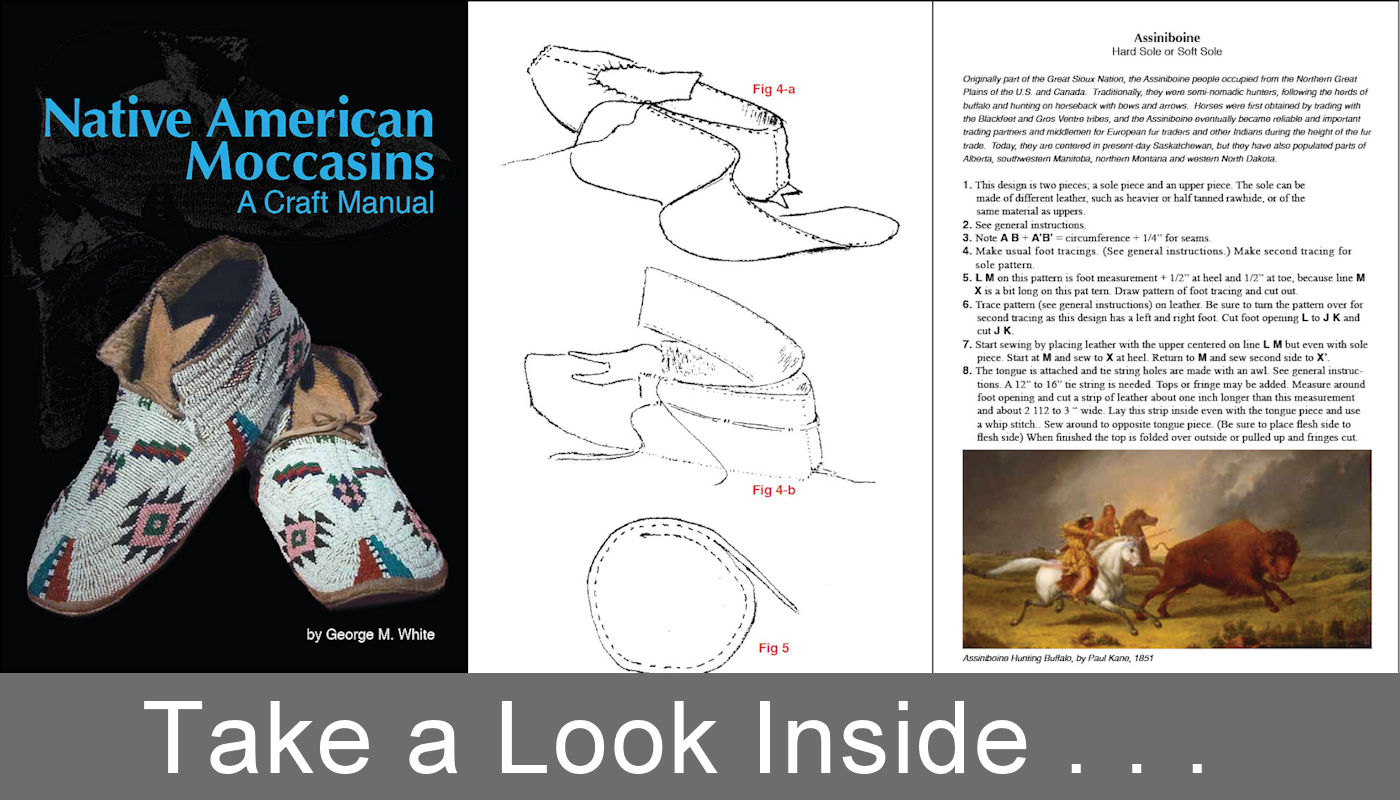 Native American Moccasins, A Craft Manual by George M. White – Crazy Crow Trading Post Native American Moccasins, A Craft Manual by George M. White - Crazy Crow Trading Post