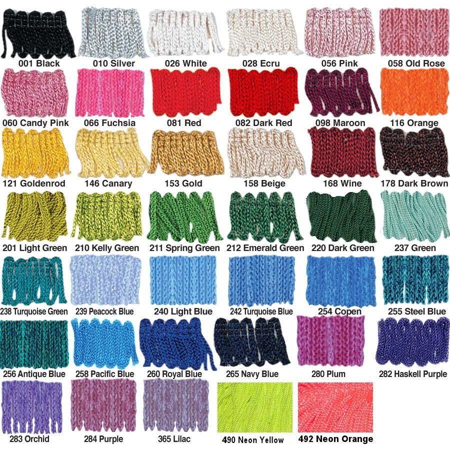 Crazy Crow Trading Post 14" Chainette Fringe