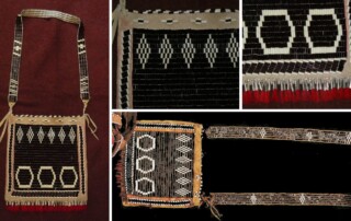 Iroquois Glass Wampum Bandolier Bag - A Craft “Odyssey” by Sandy Rhoades - Crazy Crow Trading Post Craft Focus Article