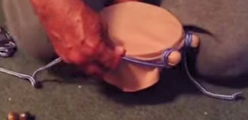 water-drum-tying10-850×414 Tying Up A Peyote Water Drum