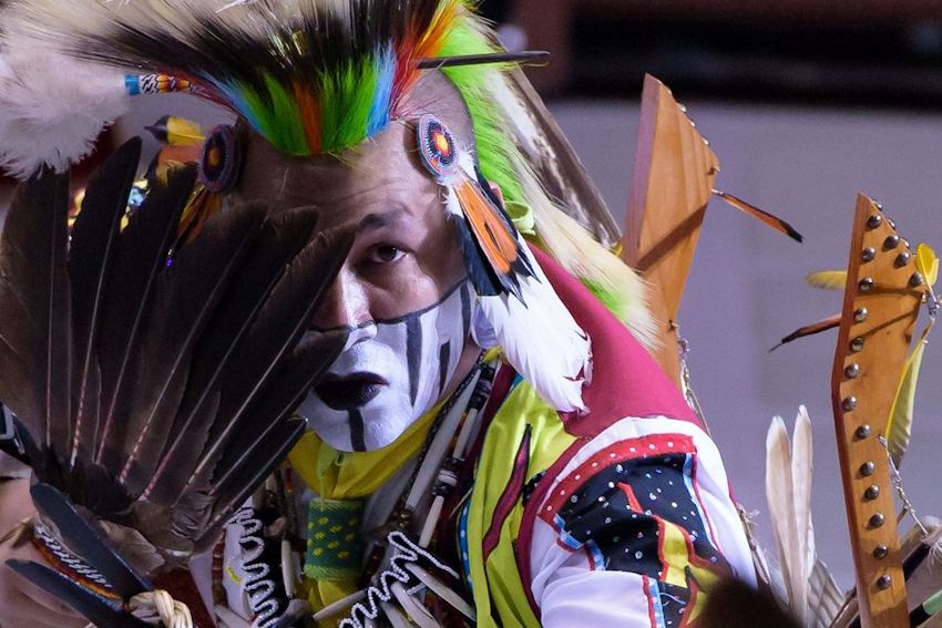 Painted Faces In The Valley Spring Pow Wow - Raritan Valley Community College