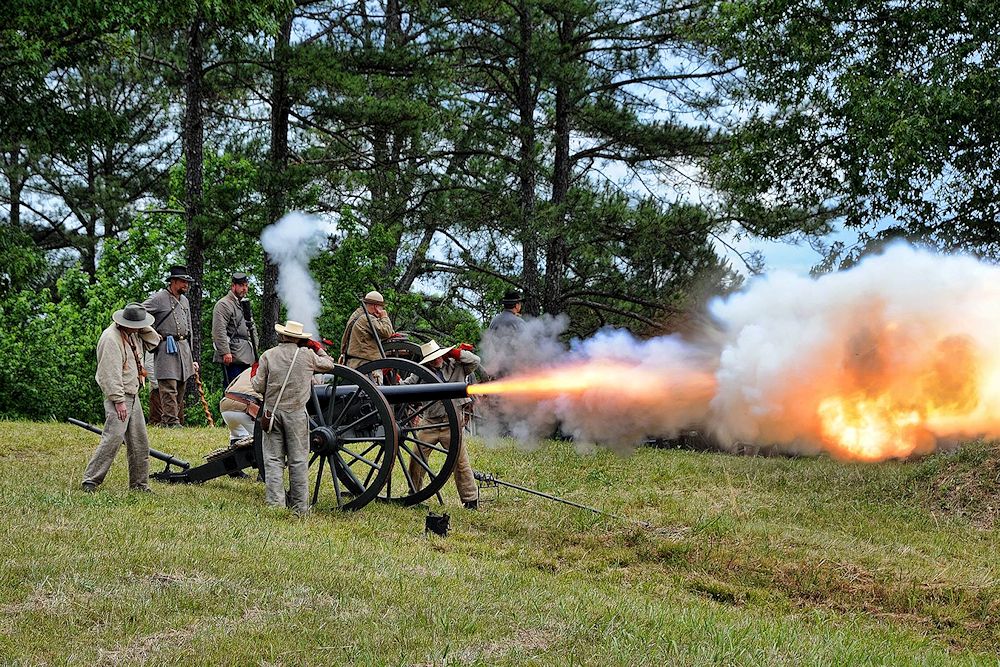 Resaca Battlefield - Battle of Reseca Reenactment - Georgia Division Reenactors Association
