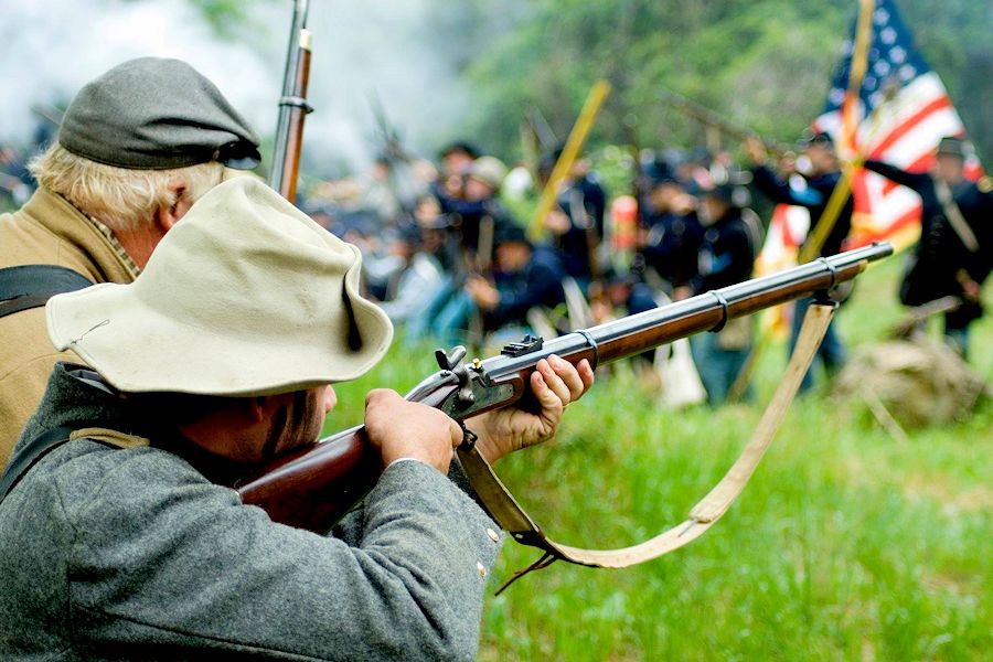 Old Clinton War Days - Battles of Sunshine Church Reenactment - Old Clinton Historic District