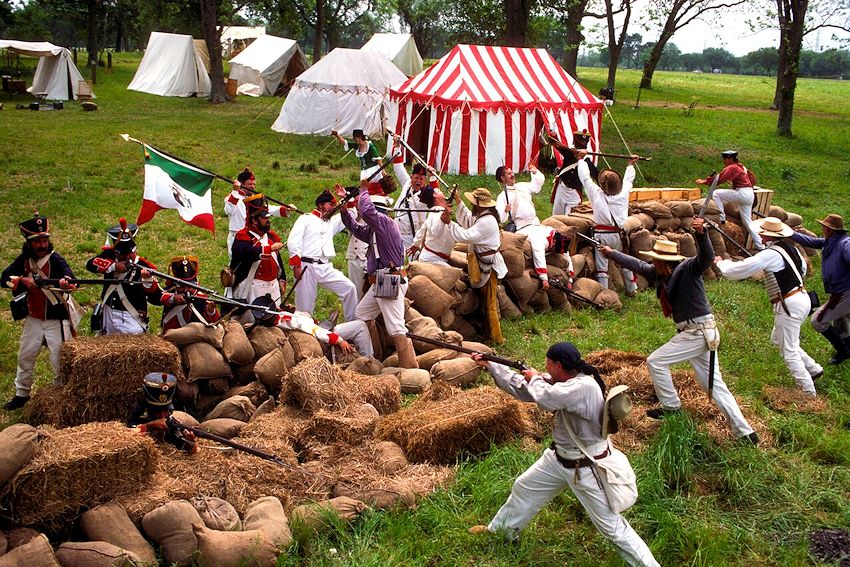 San Jacinto Day Festival and Battle Reenactment. 