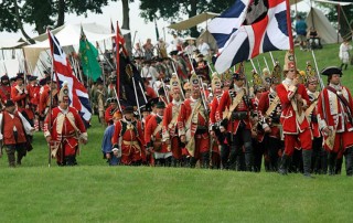 German & British Soldiers Leave Fort Ticonderoga - Fort Ticonderoga - Living History, Revolutionary War Reenactments, Crazy Crow Event Calendar