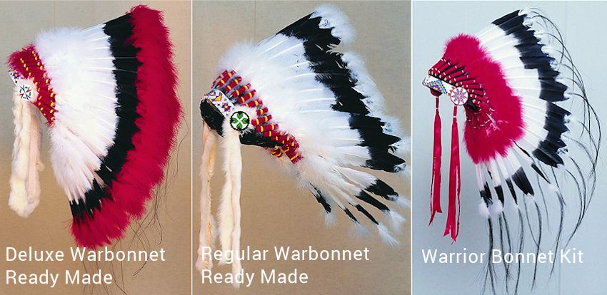 Native American Warbonnets & Warbonnet Kits - Crazy Crow Trading Post