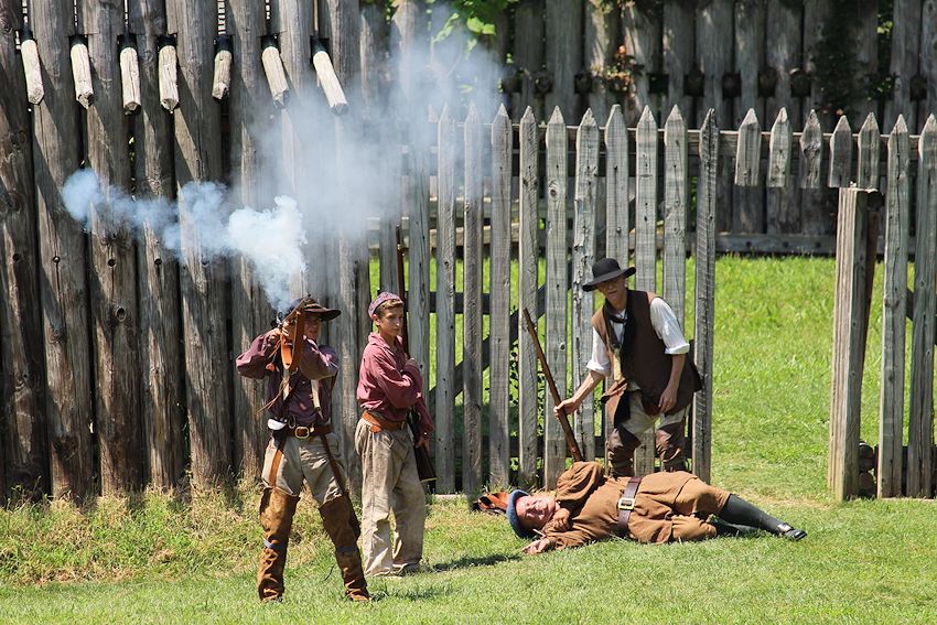Fort Crevecoeur French and Indian War Reenactment Living History