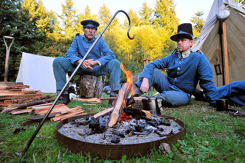 Fort Nisqually Brigade Encampment - Fort Nisqually Living History Museum Brigade Encampment - Tacoma Washington
