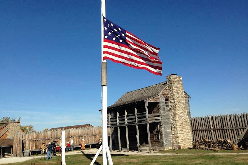 Flag Day at Fort Osage Historical Landmark