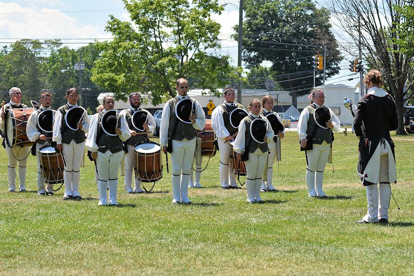 Colchester Muster & Colchester Festival on the Green - Colchester Continental Fife and Drum Corps - Colchester Muster