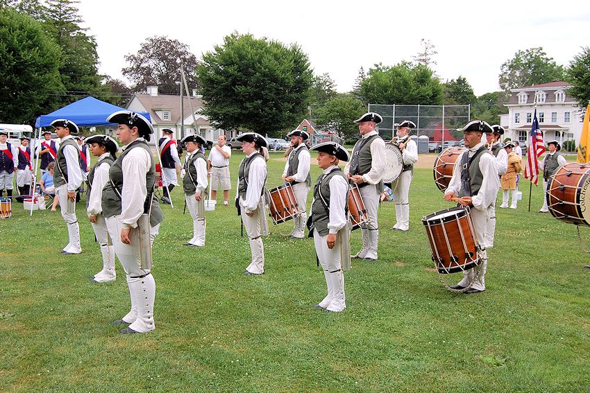 Colchester Muster & Colchester Festival on the Green - Colchester Continental Fife and Drum Corps - Colchester Muster