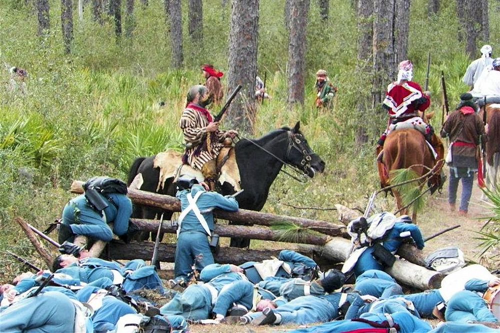 Dade Battle Reenactment - Seminole War Reenactment