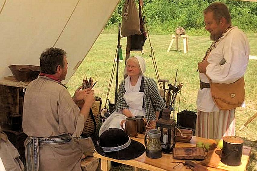 The Great Road Encampment - Great Road Craft Guild - Eastern Montgomery Park