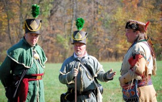 Muster on the Wabash War of 1812 Reenactment