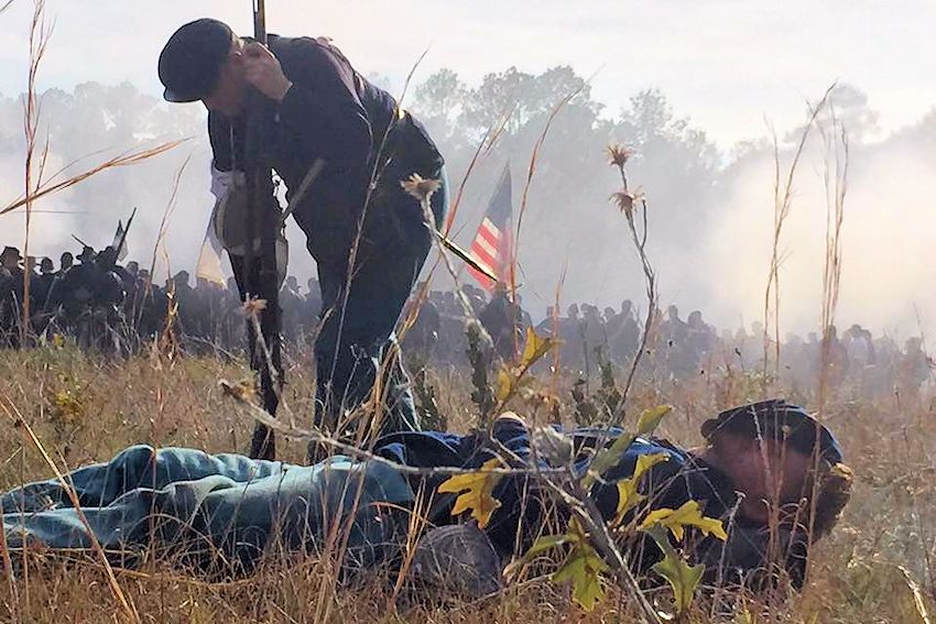 Olustee Battle Reenactment - Olustee Battlefield Historic State Park - 7th US Infantry Living History Association