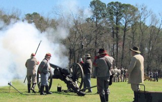 The Skirmish At Gambles Hotel Reenactment - Civil War Reenactment - Florence SC