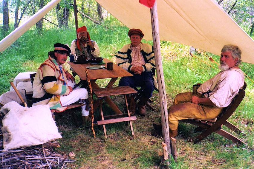 Howell's Encampment Rendezvous, Pre-1850s Rendezvous near Rockvale, Montana