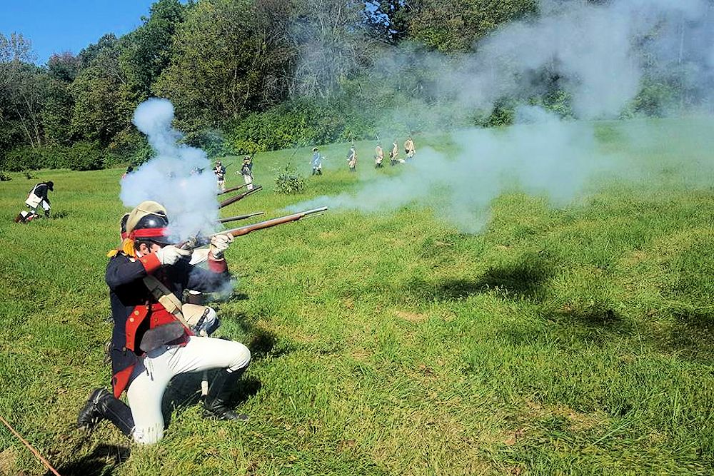 Battle of Dollinger Farm 1776 Revolutionary War Reenactment