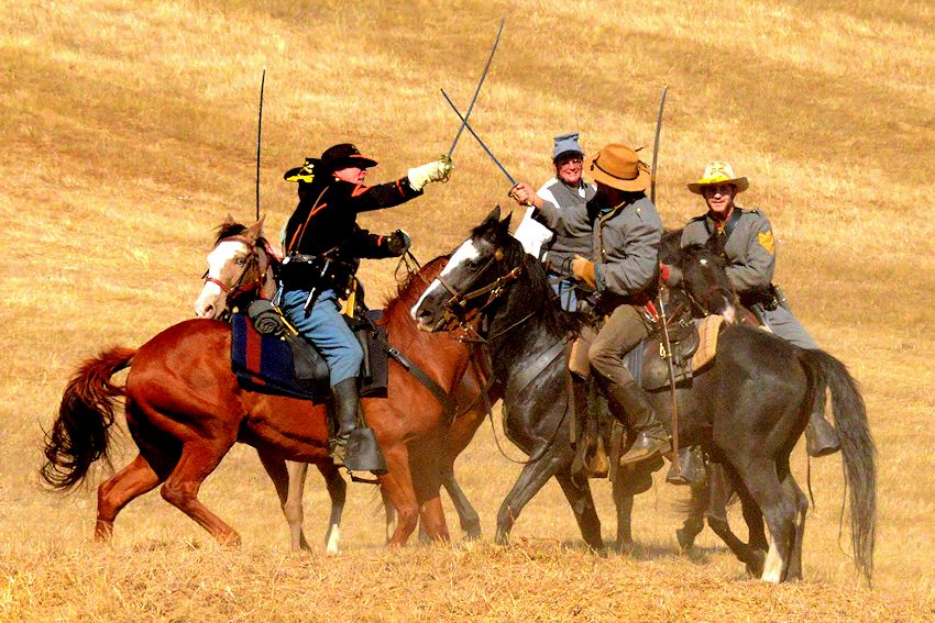 Hawes Farms Civil War Days Reenactment - Reenactors of the American Civil War (RACW) - Historic Hawes Farms