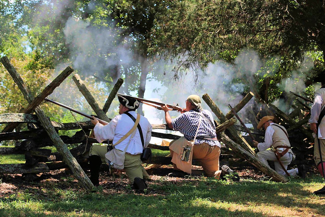 House in the Horseshoe Battle Reenactment