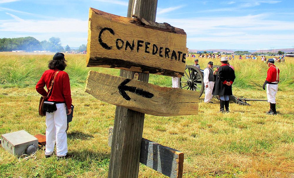 Union Gap Old Town Days Civil War Reenactment - Battle for the Gap - Union Gap Tourism - Fullbright Park - Washington Civil War Association