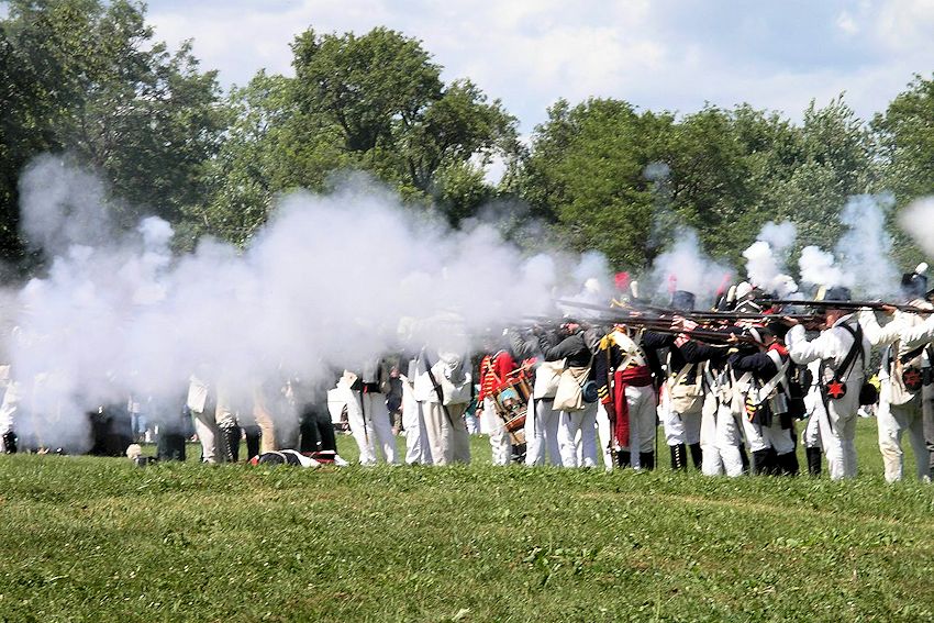 First Seige 1813 Fort Meigs War of 1812 Reenactment