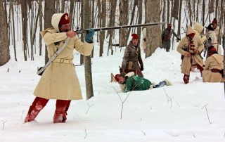 Fort Ticonderoga Battle on Snowshoes Reenactment