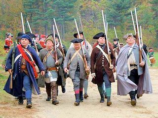 Battle of the Red Horse Tavern Reenactment - Sudbury Companies of Militia and Minute - Wayside Inn