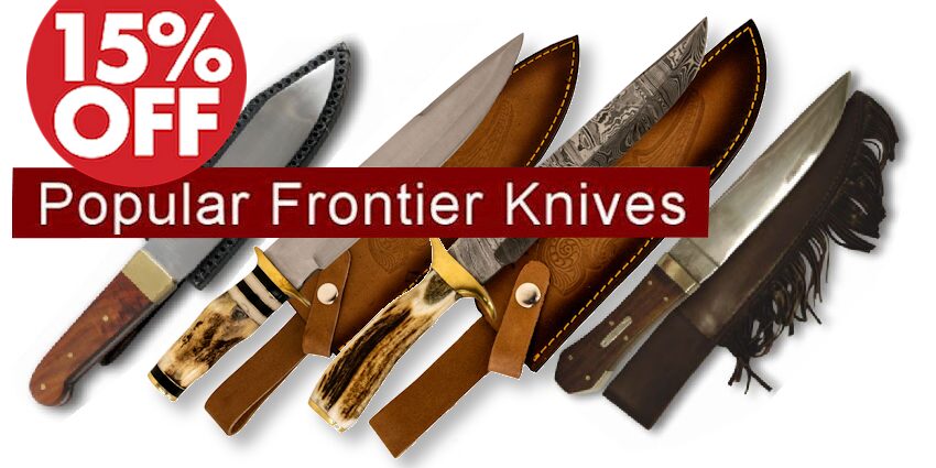Select Frontier Knife Sale - Crazy Crow Trading Post