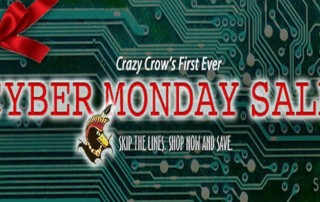 Crazy Crow Cyber Monday Weekend Sale - SAVE 20% - 25%