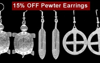 Pewter Earrings - Save 15% thru 12/31/16