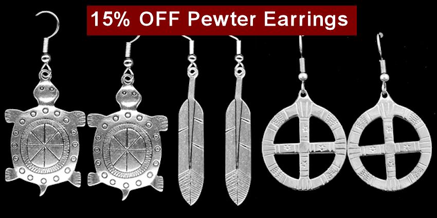 Pewter Earrings - Save 15% thru 12/31/16