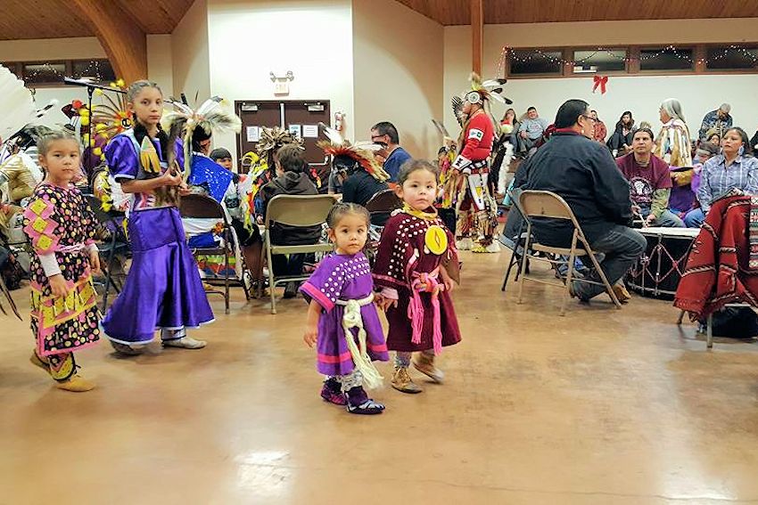 Yellowbrook New Years Sobriety Pow Wow - Yellowhawk Tribal Health Center - Mission Longhouse